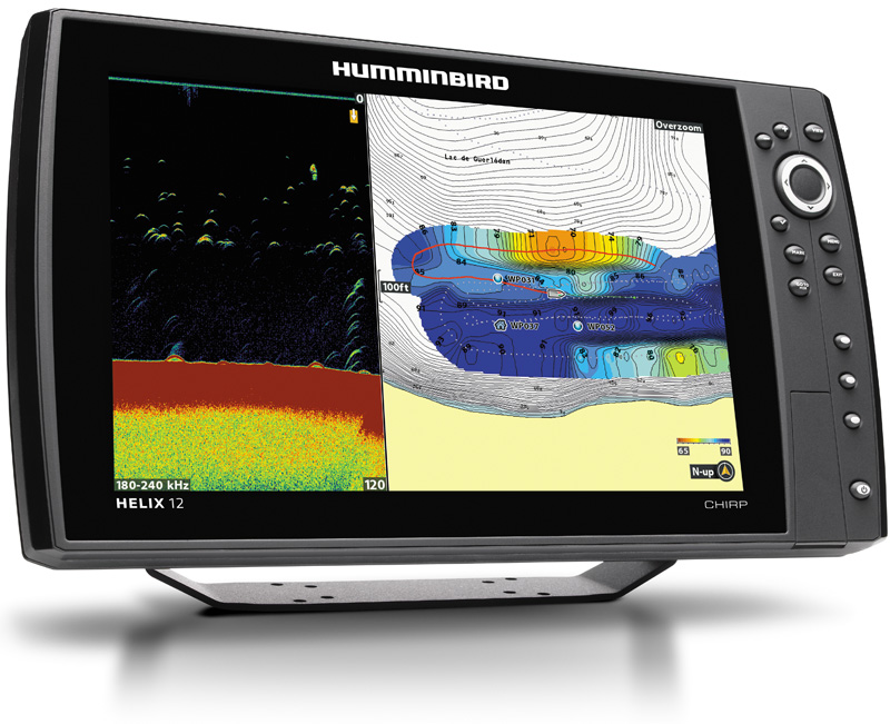 Ecoscandaglio GPS Humminbird Helix 12 G4N CHIRP MEGA SI Trasduttore