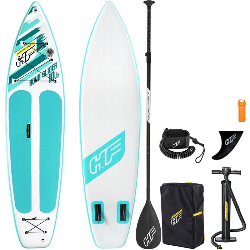 SUP Gonfiabile Hydro Force White Cap 10.0 + Opzione kayak -  -  Tutti i sport nautici