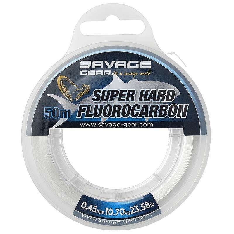 Filo Da Pesca Fluorocarbon Savage Gear Super Hard Leader - 50M 0