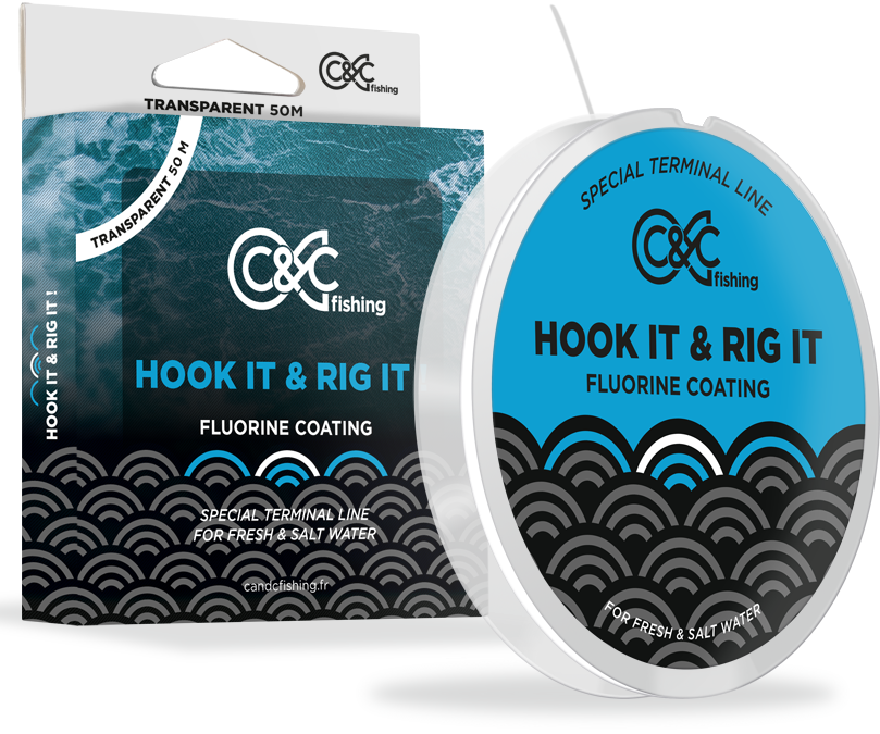 Filo nylon da pesca Fluoro C&C Hook It & Rig It Trasparente 50 m / 0,25 mm  -  - Tutti i sport nautici