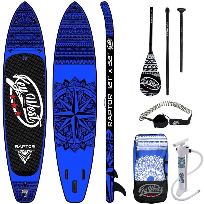 Tavola sup gonfiabile Key West Raptor blu 12 1 2020 -  - Tutti i  sport nautici