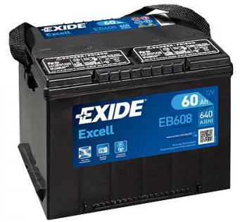 Batteria Exide Excell 55 Ah - EB558 -  - Tutti i sport