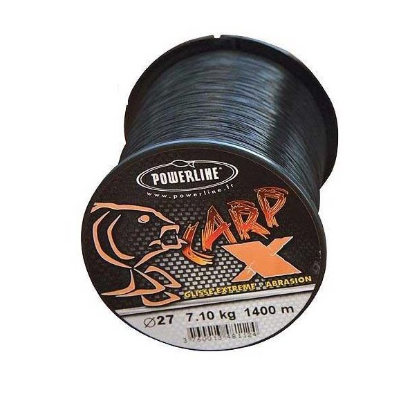 Filo nylon da pesca Powerline Carp X Black 1100 m 34/100 - 10,4 kg