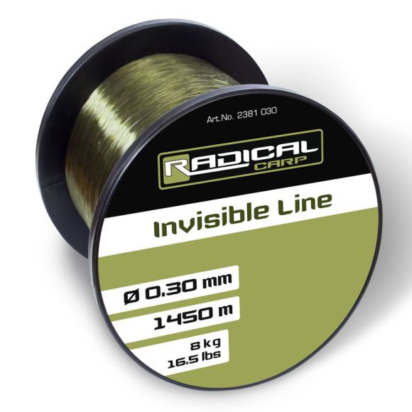 Filo nylon da pesca Radical Quantum Invisible Line - 30/100 1450m -   - Tutti i sport nautici